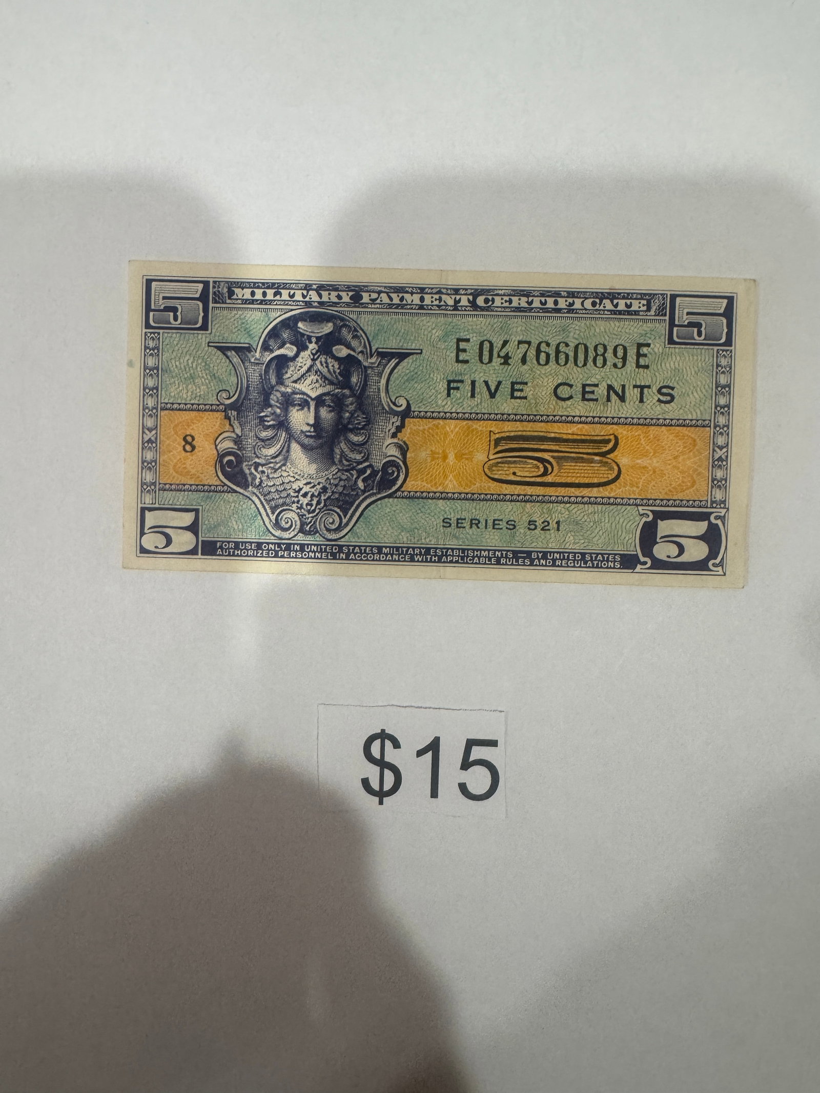 Military Payment Certificate (1 of 2)