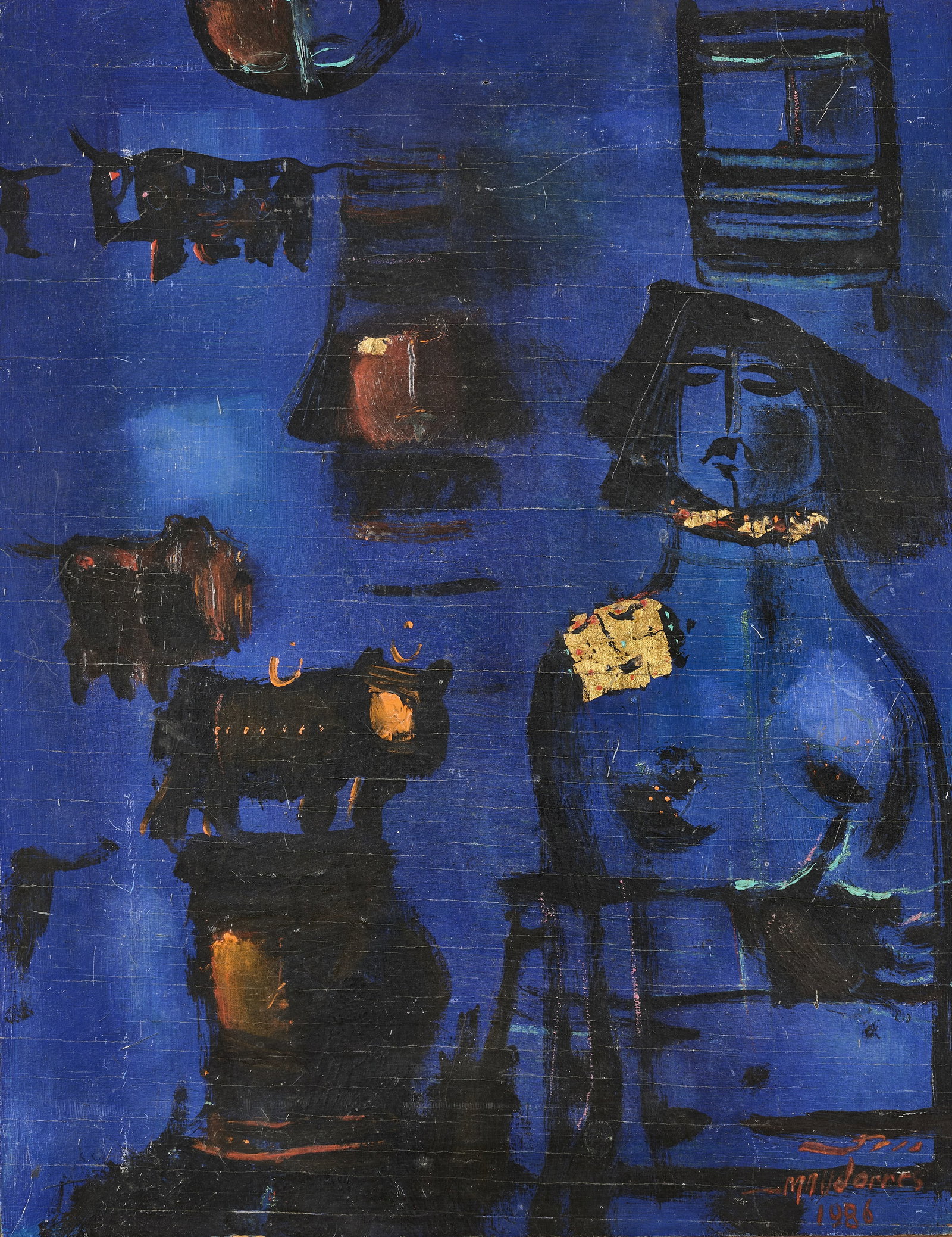 ‡ FATEH MOUDARRES (SYRIAN 1922-1999) (1 of 2)