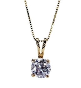 Natural Diamond Necklace 0.87ct