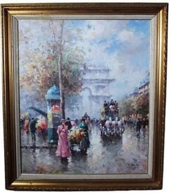 Parisian Oil Painting