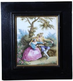19th Century KPM Style Porcelain Plaque