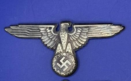 WWII German M1/72 SS Visor Cap Eagle