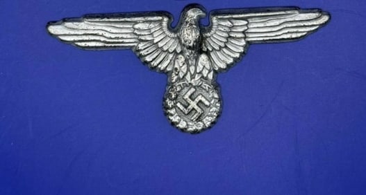 WWII German M1/72 SS Visor Cap Eagle
