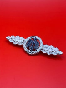 WWII German Luftwaffe Day Fighter Clasp in Silver