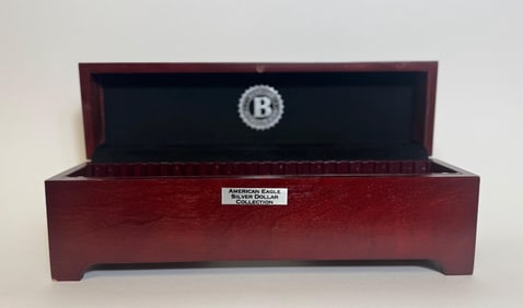 American Eagle Silver Dollar Collection Brown Box
