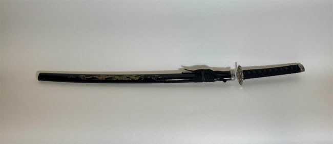 Decorative Japanese Katana Samurai Sword (Blk)