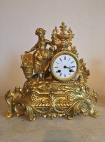 Zamak Mantel Clock