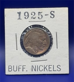 1925s Buffalo nickel