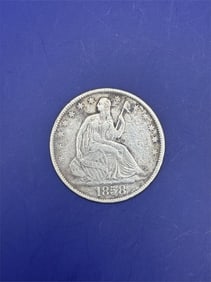 1858 O Seated Liberty Half Dollar