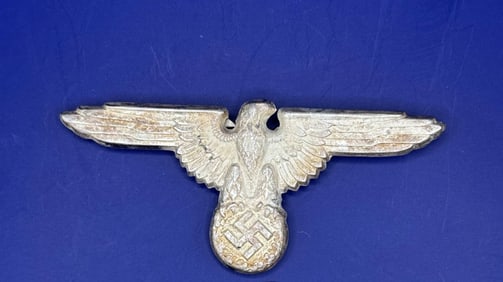 WWII German M1/72 SS Visor Cap Eagle