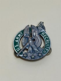 US Army Basic Recruiter Id Badge
