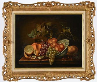 N. Van Der Peters - Still Life with Grapes