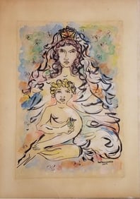 Rene Portocarrero 1953 - Crowned Serenity