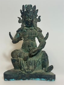 Bronze Statue of Huang Caishen