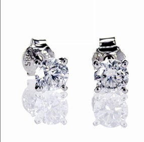Natural Diamond Earrings 1.02ct