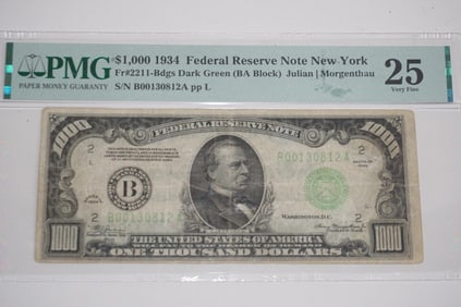 $1000 Thousand Dollar Federal Reserve Note