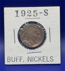 1925s Buffalo nickel