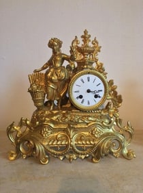 Zamak Mantel Clock