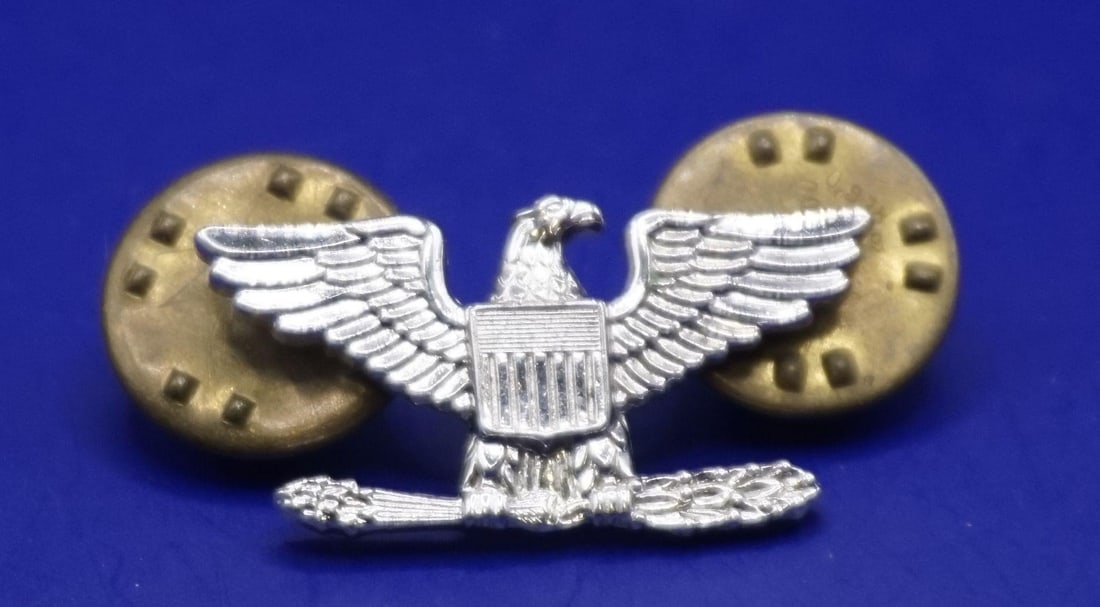 WWII US Army/Air Force Colonel Rank Insignia Pin (1 of 2)