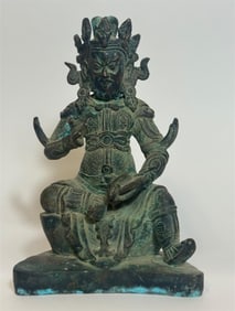 Bronze Statue of Huang Caishen