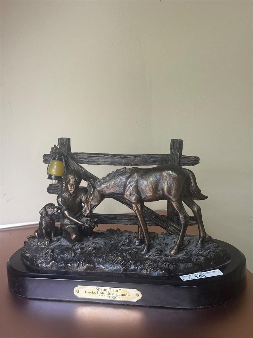 Spring Trio DucksUnlimited Canada 171/1000: Dimensions: 11in X 6in X 6in