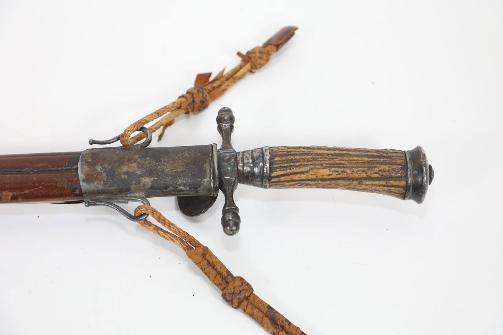 1850 GERMAN HIRSCHFAENGER HUNTING DAGGER - 4