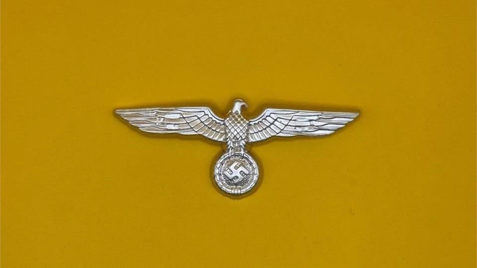 German Heer Visor Cap Eagle Insignia: The Heer (German Army) visor cap eagle was introduced in 1935 as part of the standardized insignia of the Wehrmacht and remained in use throughout World War II. Worn on officer and enlisted visor