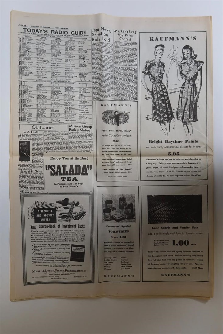 Pittsburgh Sun-Telegraph V-E Day - 4