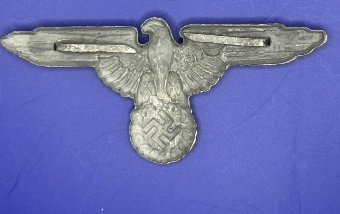 WWII German M1/72 SS Visor Cap Eagle - 2