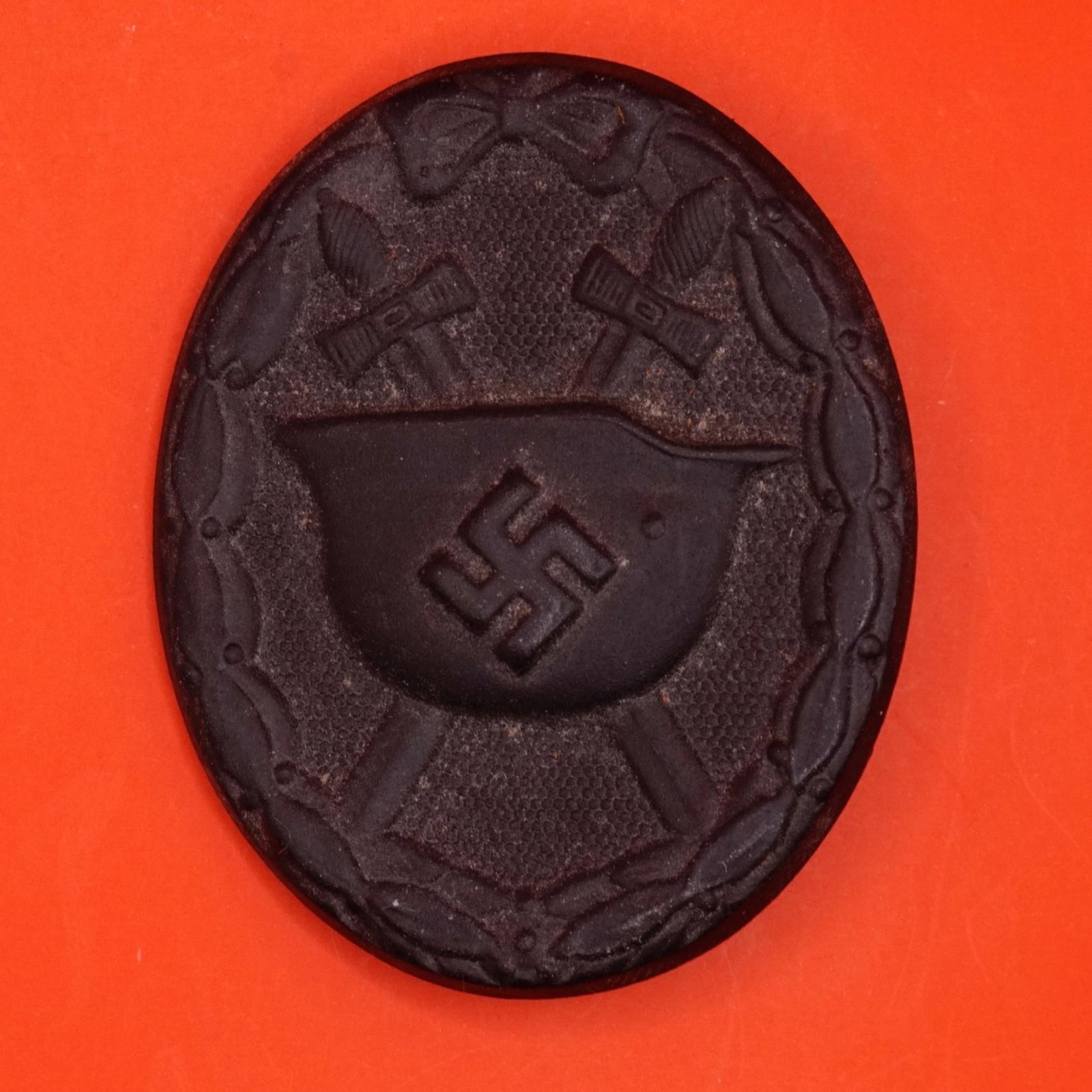 Germany III Reich Wound Badge - Silver: Cast zinc, silver-plated Wound Badge awarded depending on the number of combat wounds sustained. Dimensions: 44 × 36.5mm. In accordance with Articles 256 and 257 of the Penal Code, these items are in