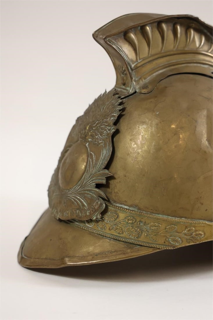 French Firefighter Helmet Model 1885 - 6
