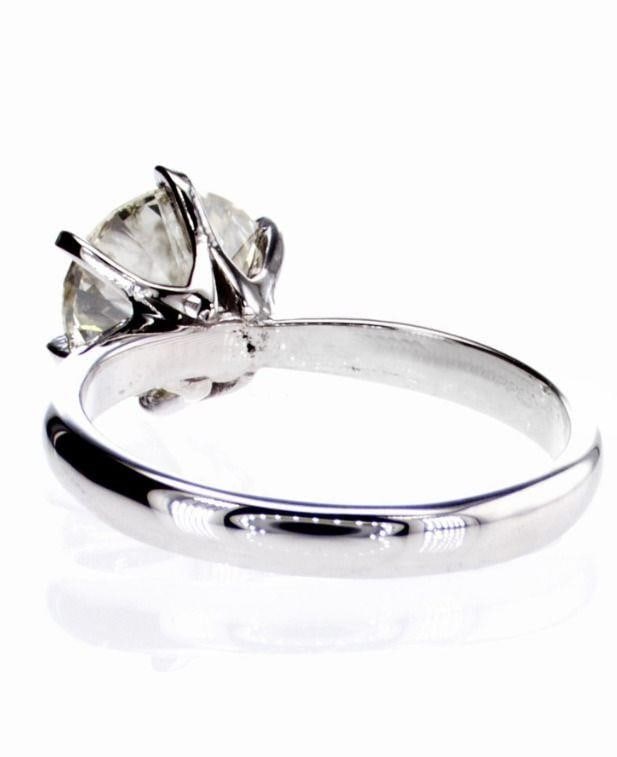 Natural Round Cut Diamond Ring 2.58ct - 3