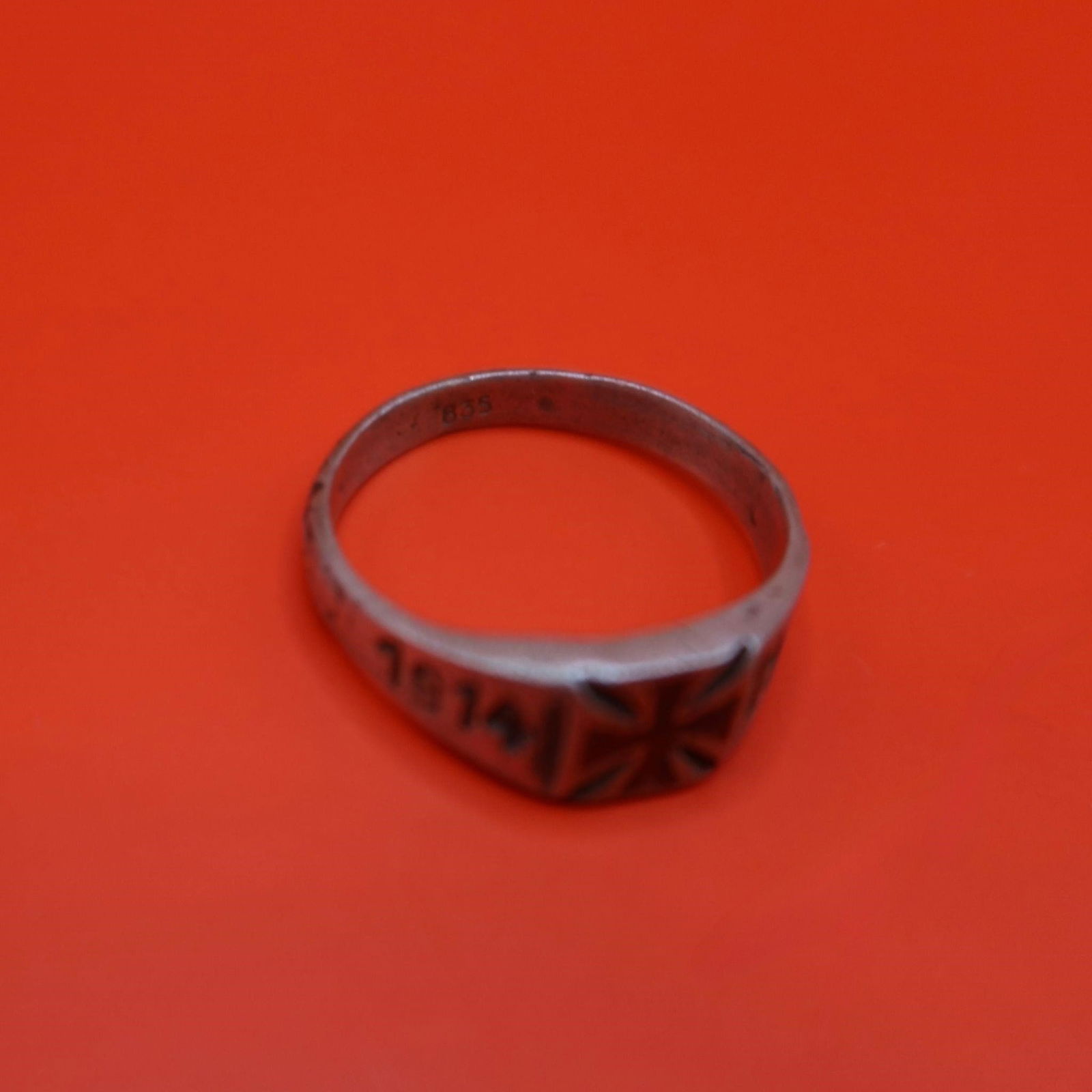 WWI German Silver Ring 1914-1916 - 2
