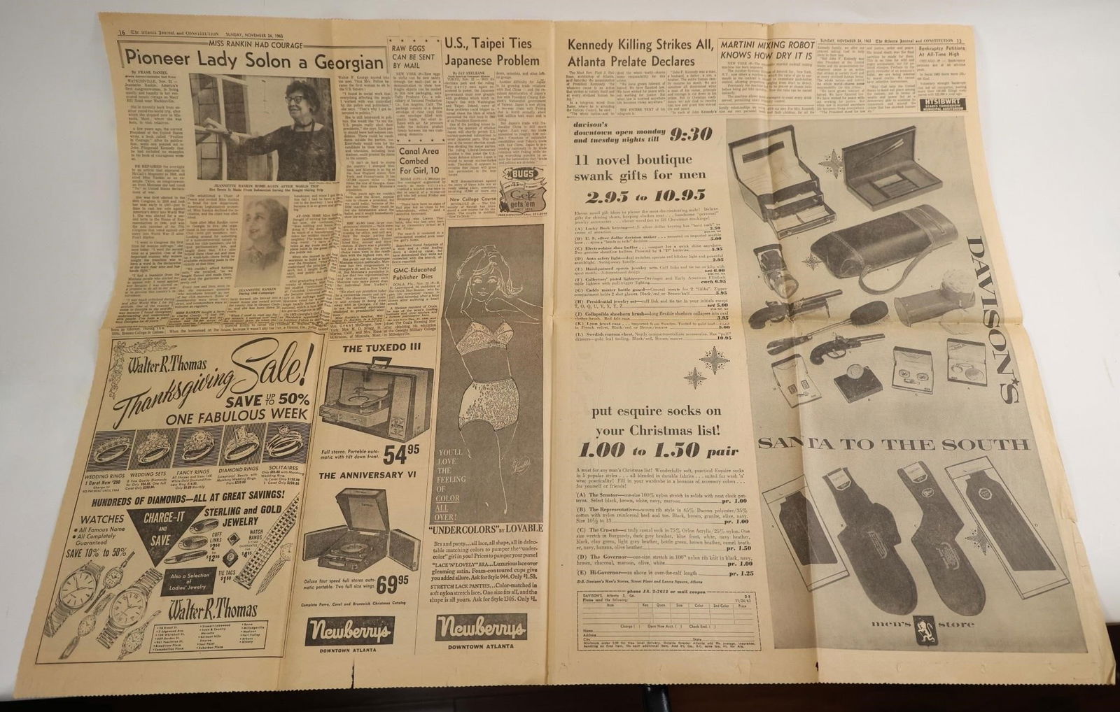 Atlanta Journal Constitution JFK 1963 - 3