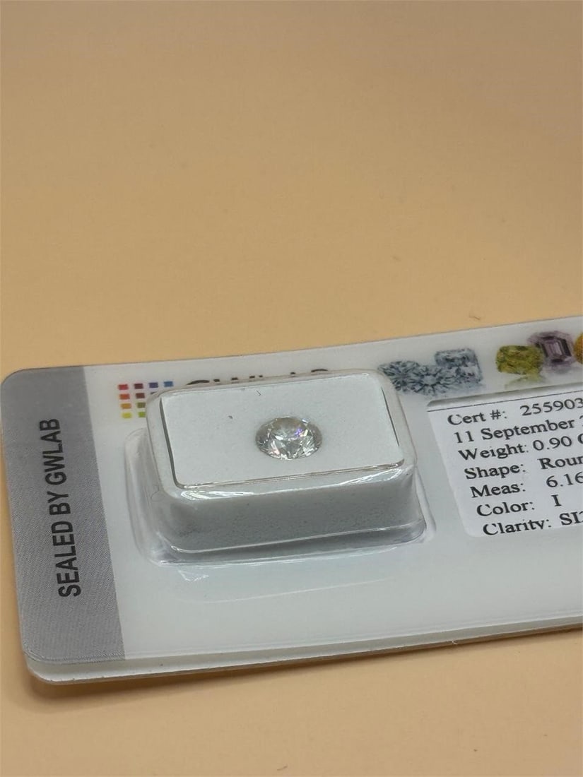 Natural Round Diamond 0.90ct - 3