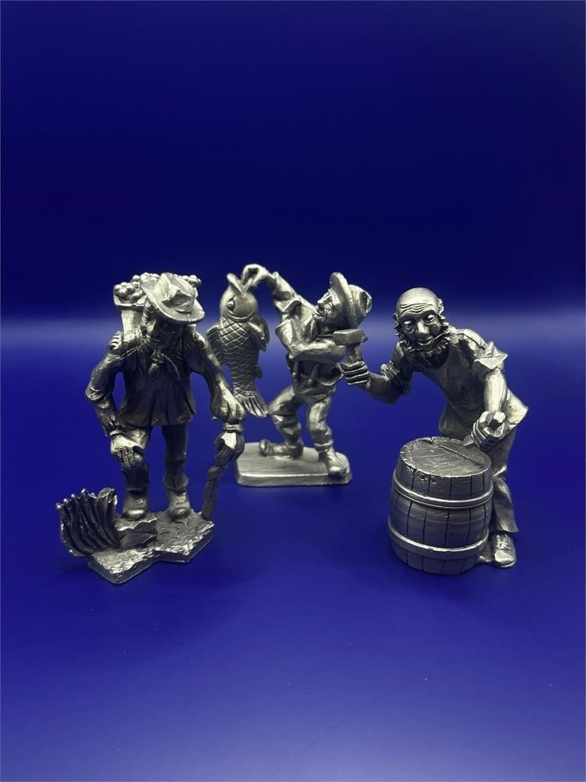 Vintage German Pewter Figures (1 of 4)