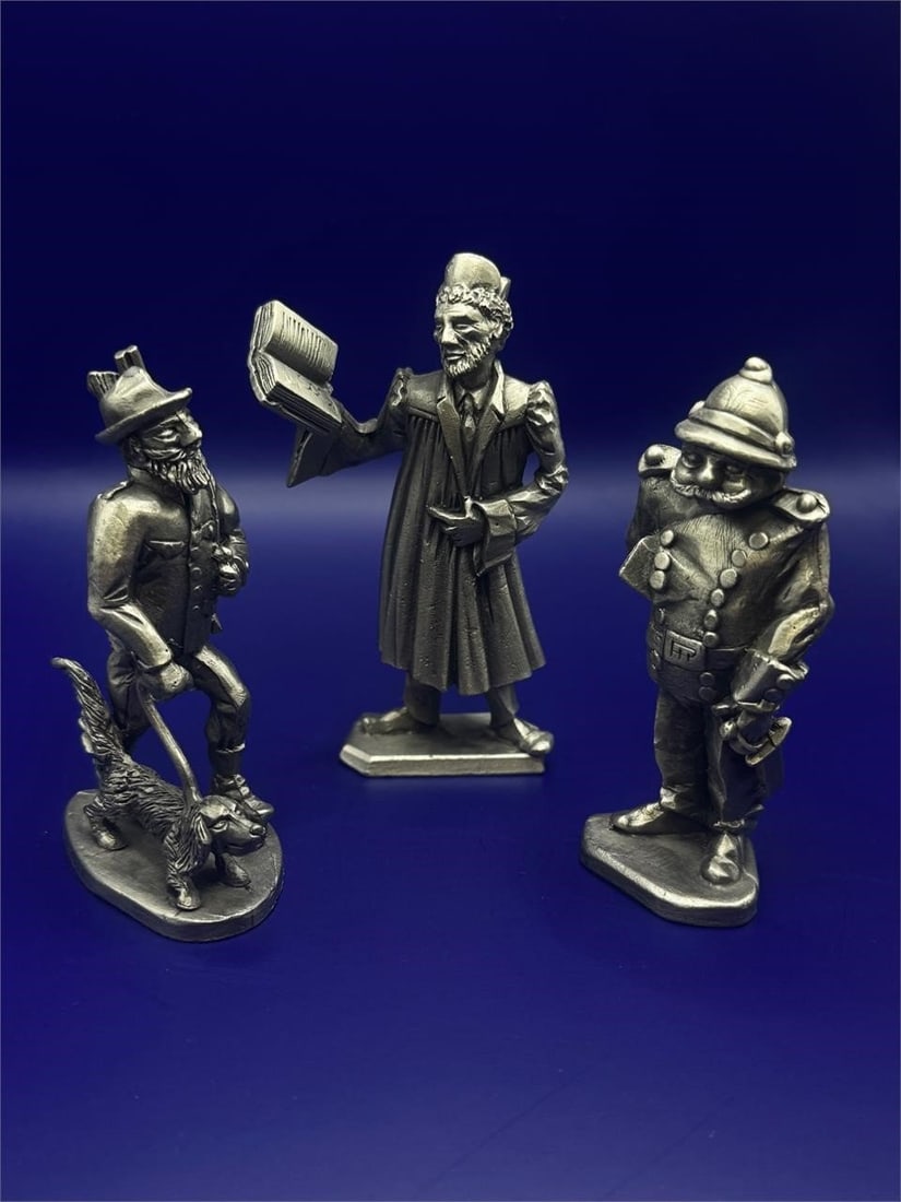 Vintage German Pewter Figures (1 of 5)