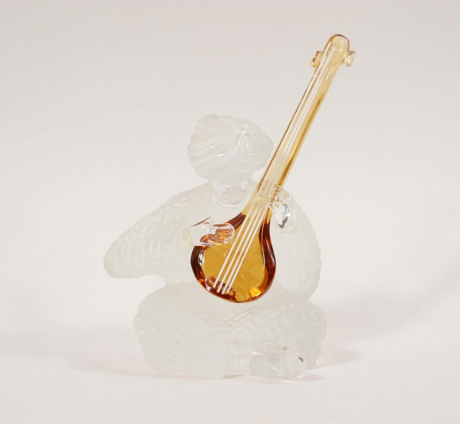 Saint Louis Crystal "Indian Cythar Player" (1 of 4)