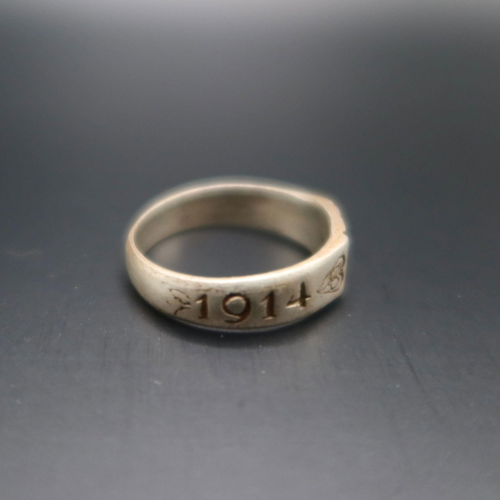 WWI German Silver Ring 1914-1917 - 3