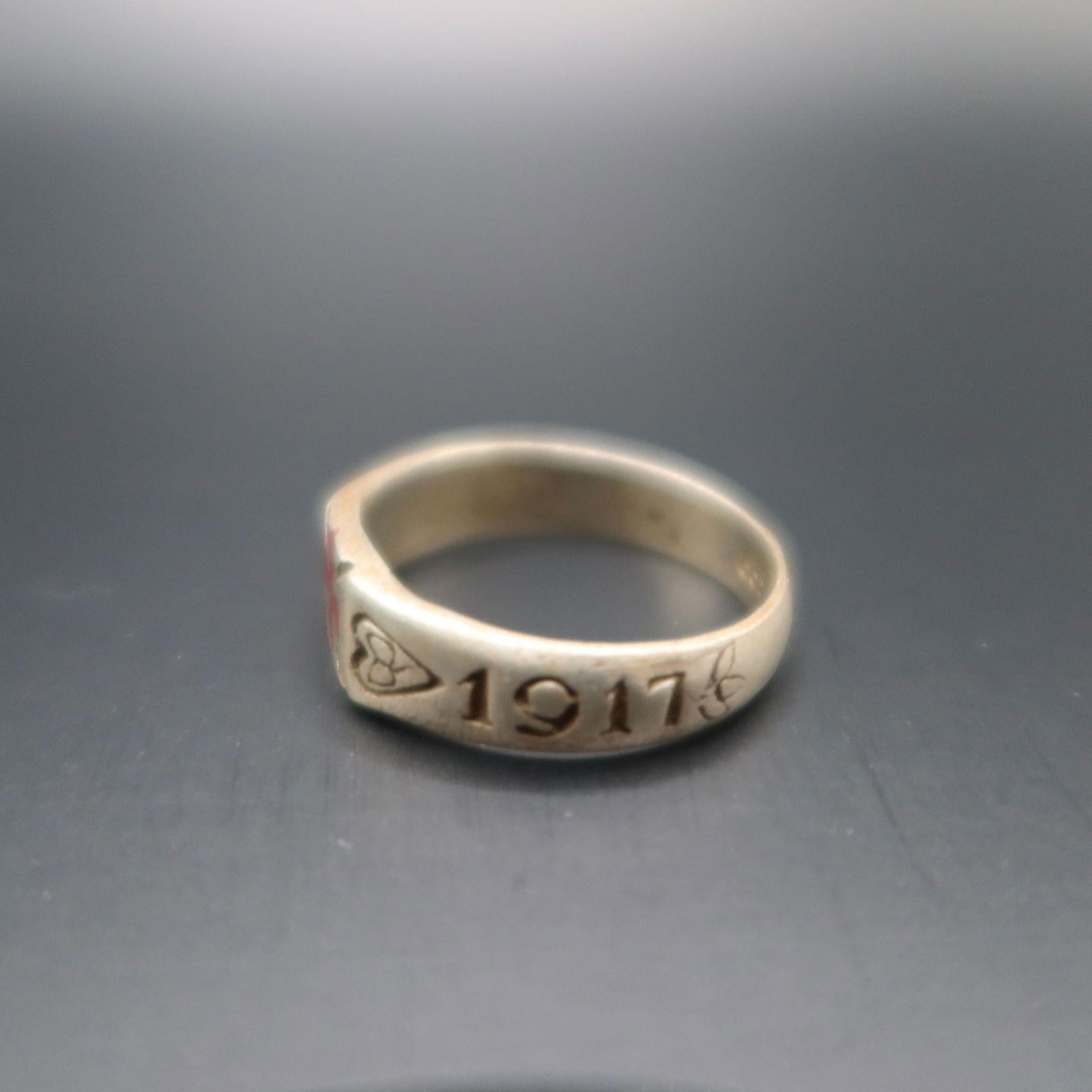 WWI German Silver Ring 1914-1917 - 4
