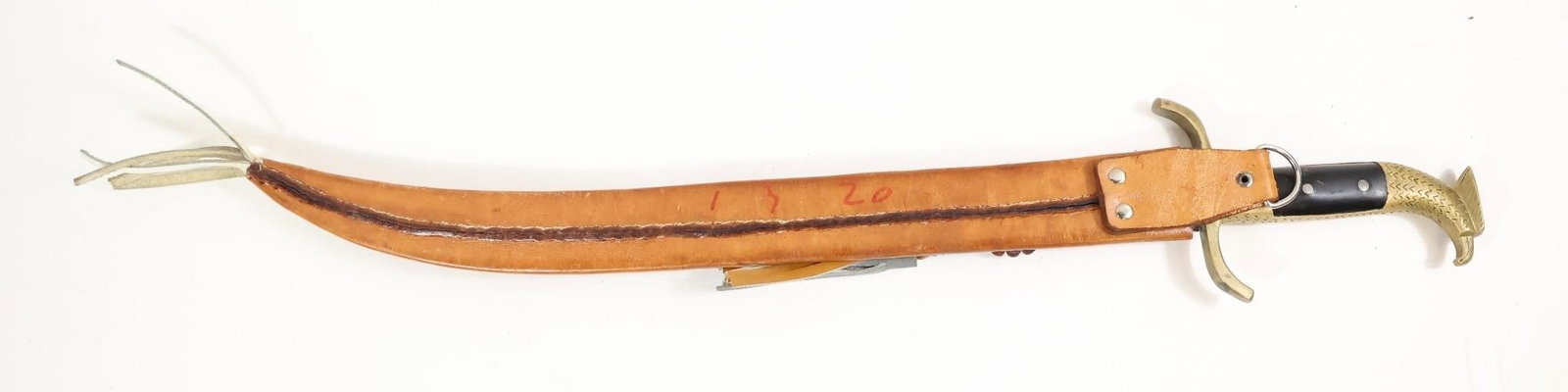 Vintage Corneta: Vintage CORNETA with Leather SheathDimensions: 24x4x3