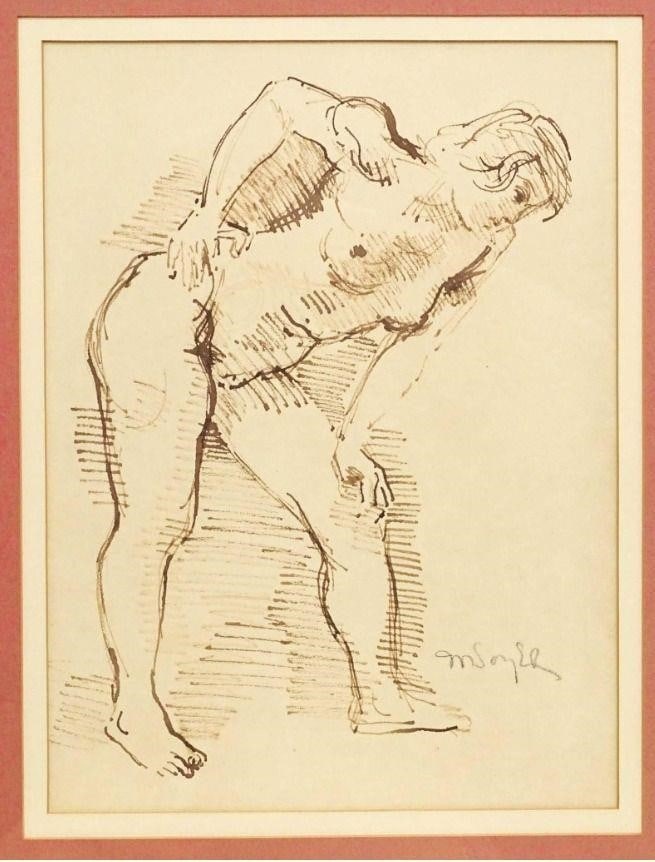 Moses Soyer (1899-1974) Nude Study - 2