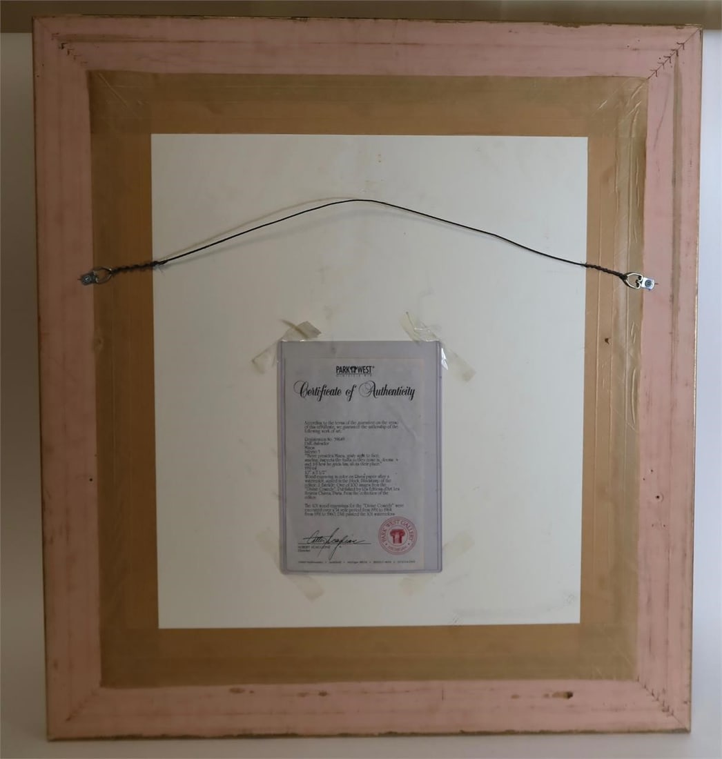 Signed Inferno Canto 5 (Divine Comedy) - 4