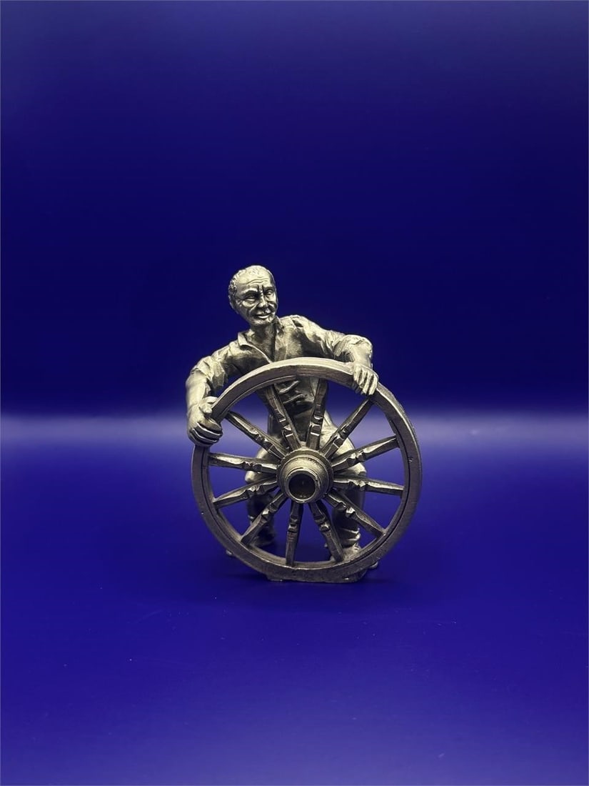 Vintage German Pewter Figures - 3