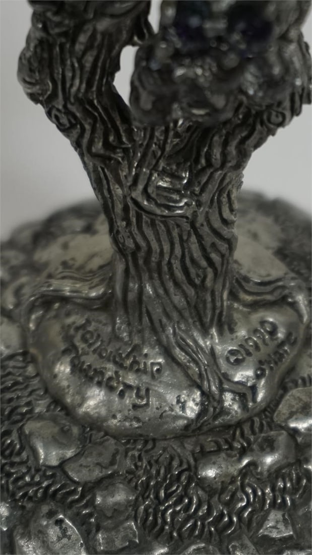 Fellowship Foundry Pewter Grapevine Goblet - 5