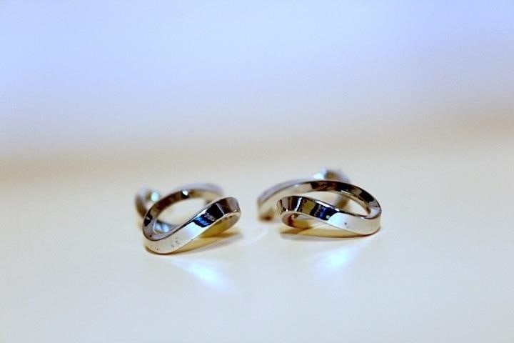 14K White Gold Earrings - 3