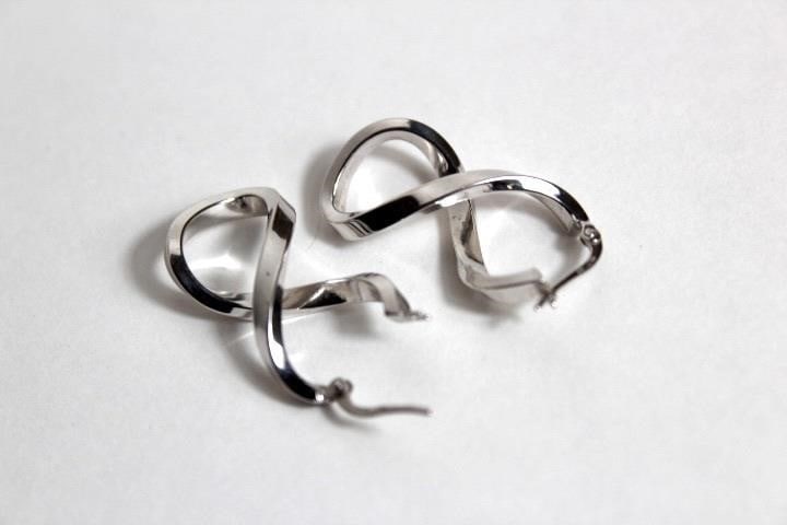 14K White Gold Earrings - 4