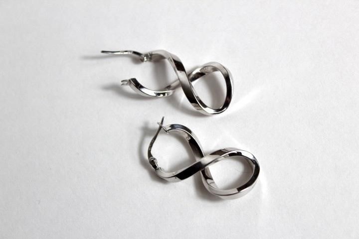 14K White Gold Earrings - 5