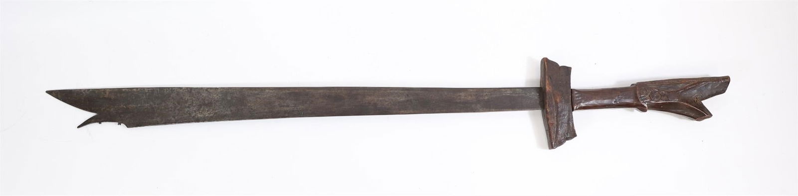 Antique Philippine Moro Kampilan Headhunting Sword (1 of 5)