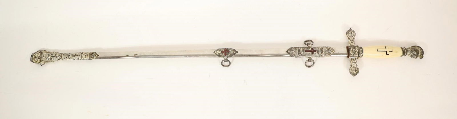 Masonic Knights Templar Fraternal Sword - 3